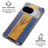 Barbados Flag Dark Wood Google Pixel 10 Clear Case